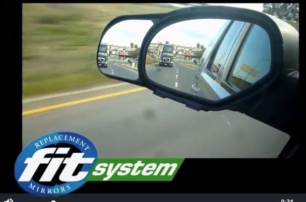 Custom Fit twng Mirror-CHEVROL